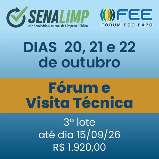 FEE SENALIMP 2026 - 3 Dias e 1 Visita Técnica